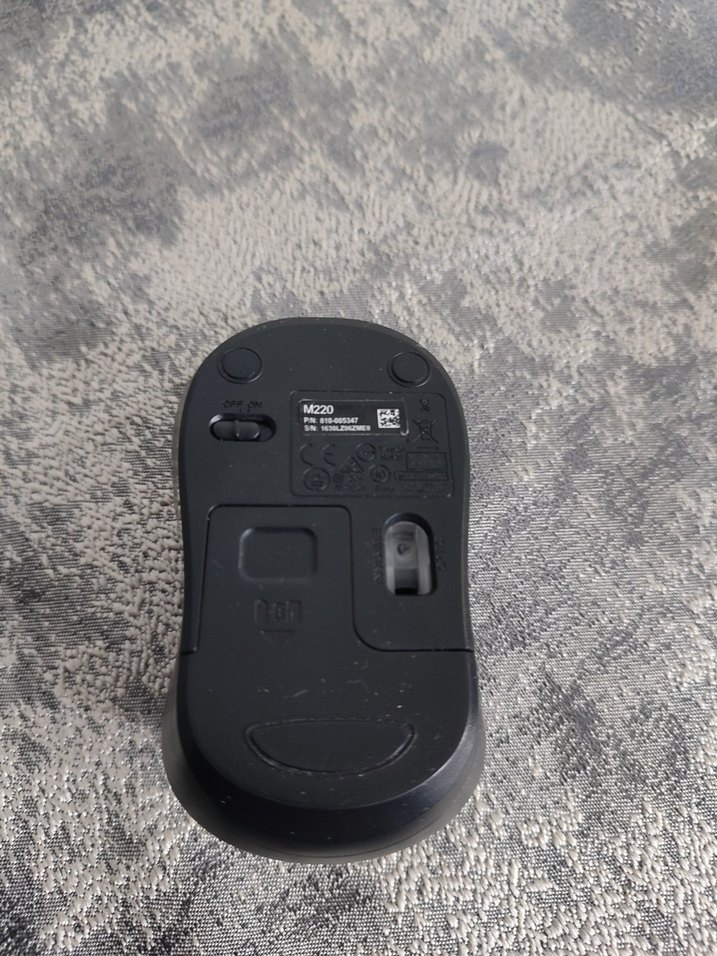 Logitech m220 sessiz Siyah Kablosuz Mouse - Görsel 3