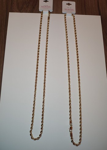 Xuping Altın Rengi Zincir Kolye - Görsel 2