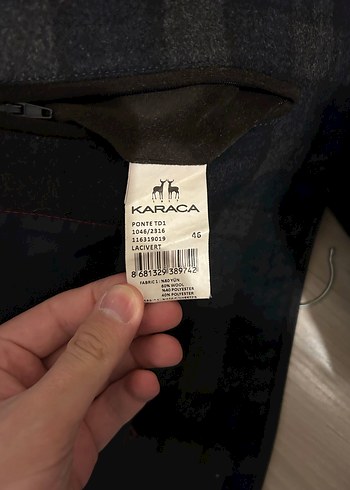 Karaca Düğmeli Gri Regular Fit Erkek Ceket - Görsel 3