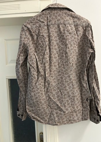 Pierre Cardin Bej Desenli Pamuk Uzun Kollu Erkek Gömlek - Görsel 2