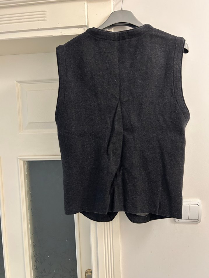 Pierre Cardin Düğmeli Gri Erkek Yeleği - Görsel 2