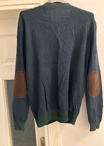 Pierre Cardin Erkek Yeşil Örgü Hırka - Görsel 2