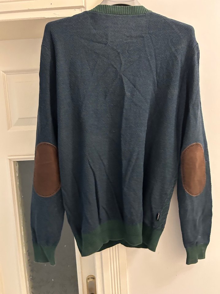 Pierre Cardin Erkek Yeşil Örgü Hırka - Görsel 2