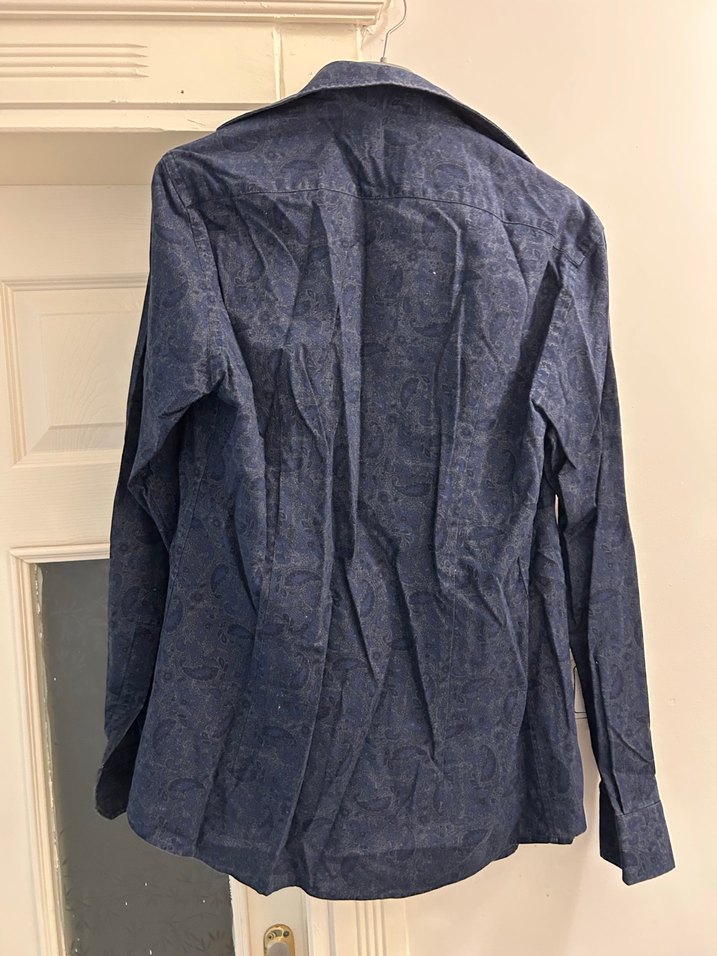 Pierre Cardin Erkek Mavi Gömlek Düğmeli Yakalı - Görsel 2