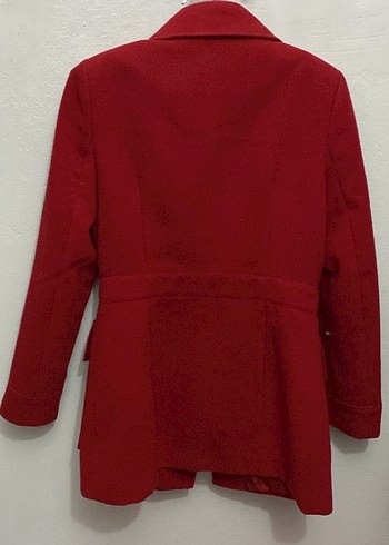Kırmızı KOTON Kaban Yeni - Görsel 4