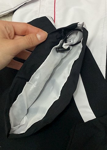 Beyaz füme fermuarlı kadın eşofman takımı - Görsel 6