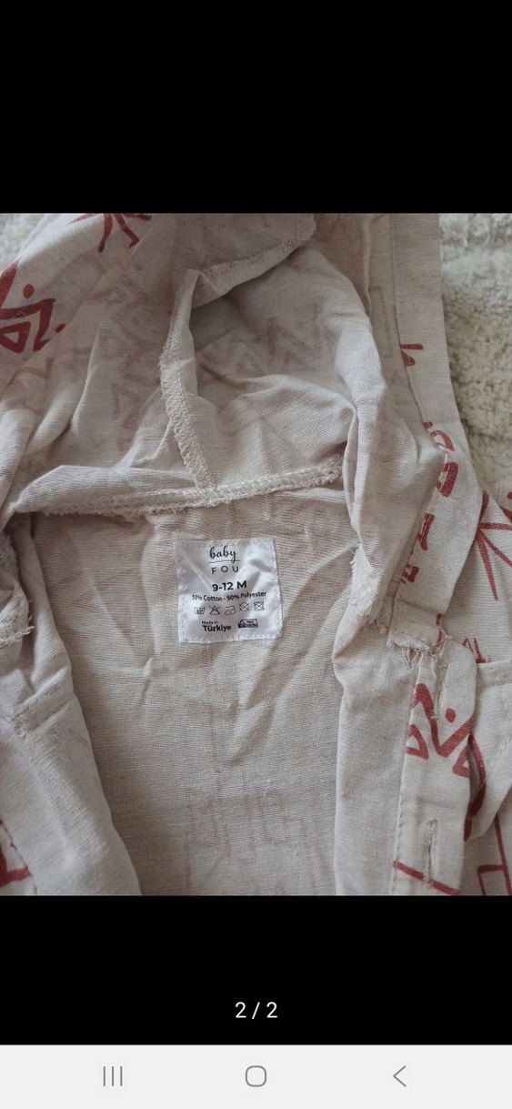 Nakışlı Beyaz Bebek Tulumu - Görsel 2