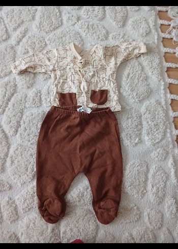 Bohem Tarzı Pamuklu Bebek Erkek Takımı - Görsel 2