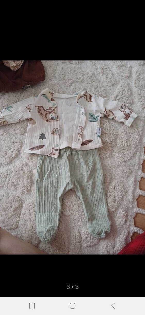 Bohem Tarzı Pamuklu Bebek Erkek Takımı - Görsel 3