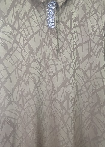 Drapeli Yağ Yeşili  Uzun Bohem Elbise - Görsel 7