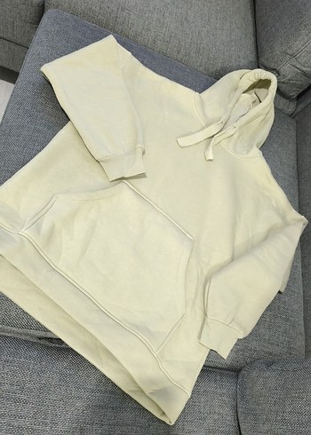 Kadın Gri Kapüşonlu Sweatshirt - Görsel 2