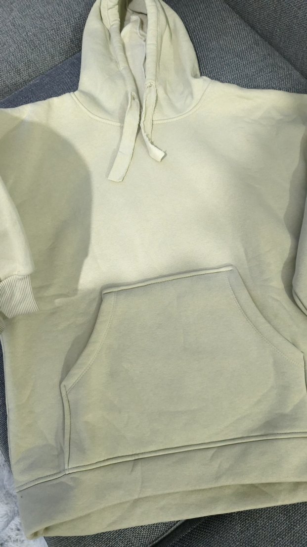 Kadın Gri Kapüşonlu Sweatshirt - Görsel 4