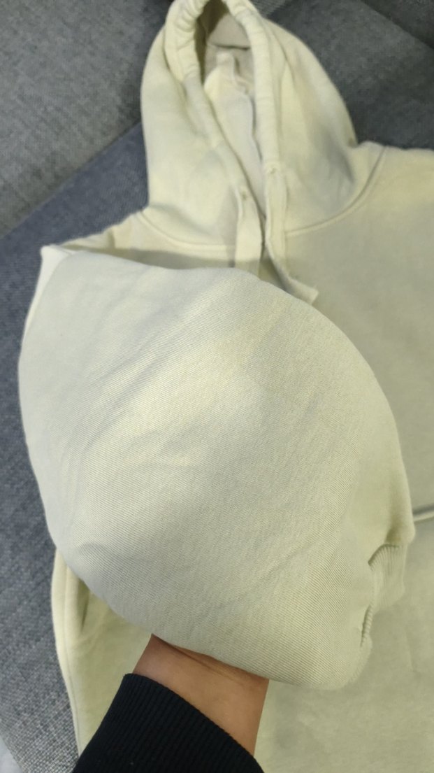 Kadın Gri Kapüşonlu Sweatshirt - Görsel 3