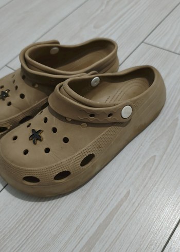 Bej Kemerli Kadın Platform Terlik - Görsel 3