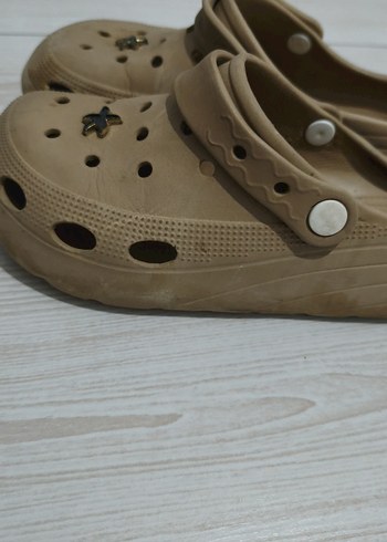 Bej Kemerli Kadın Platform Terlik - Görsel 2