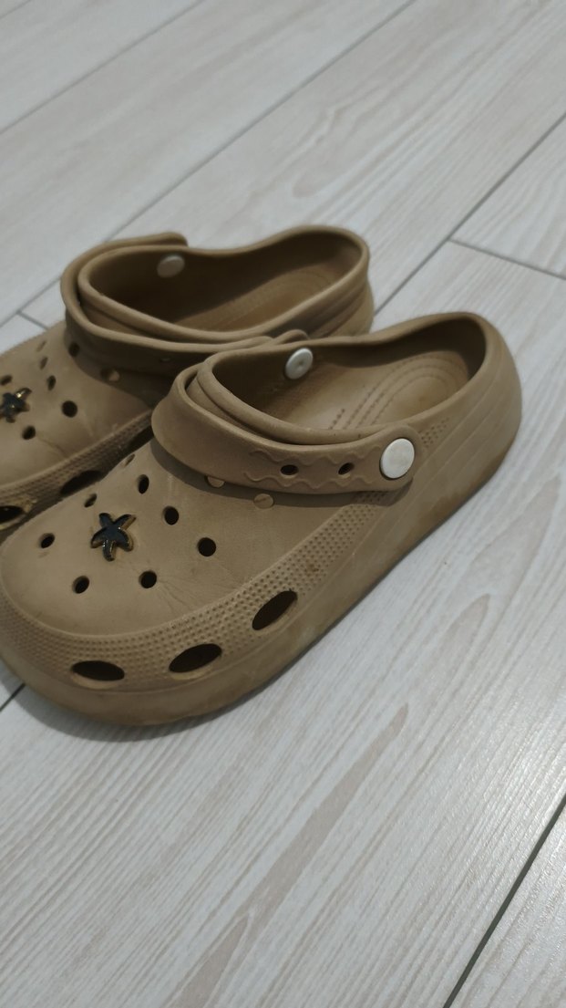 Bej Kemerli Kadın Platform Terlik - Görsel 3