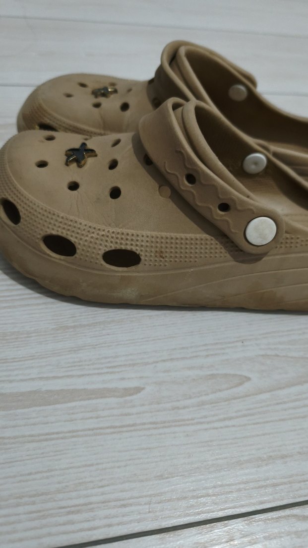 Bej Kemerli Kadın Platform Terlik - Görsel 2