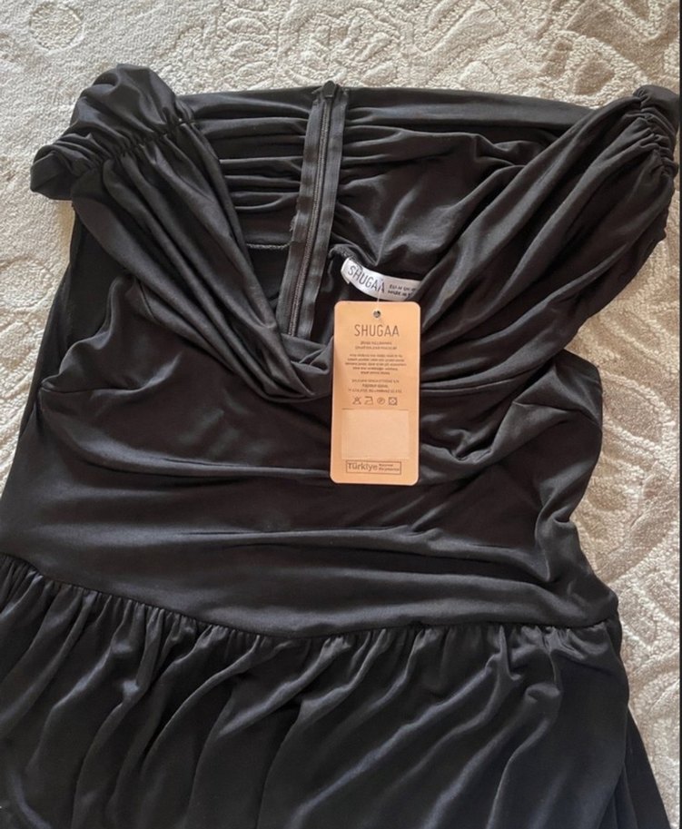 Siyah Straplez Belden oturmalı - Beden M - Görsel 3