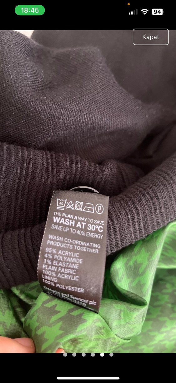 Marks & Spencer Siyah Ceket -Beden:36 - Görsel 5