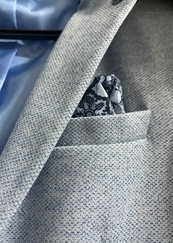 Mavi Erkek Düğmeli Ceket Beden-48 - Görsel 3