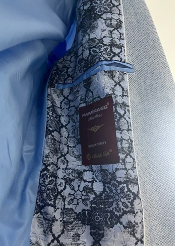 Mavi Erkek Düğmeli Ceket Beden-48 - Görsel 2