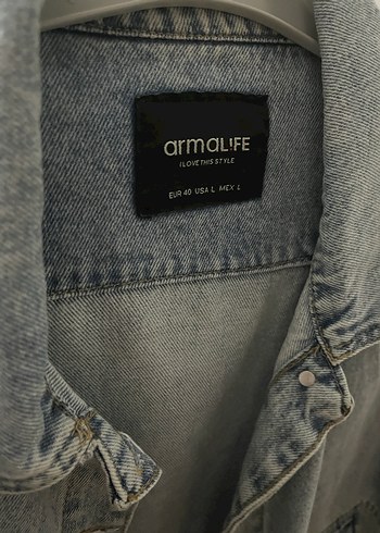 Armalife Mavi Kot Ceket -Beden:40/L - Görsel 3