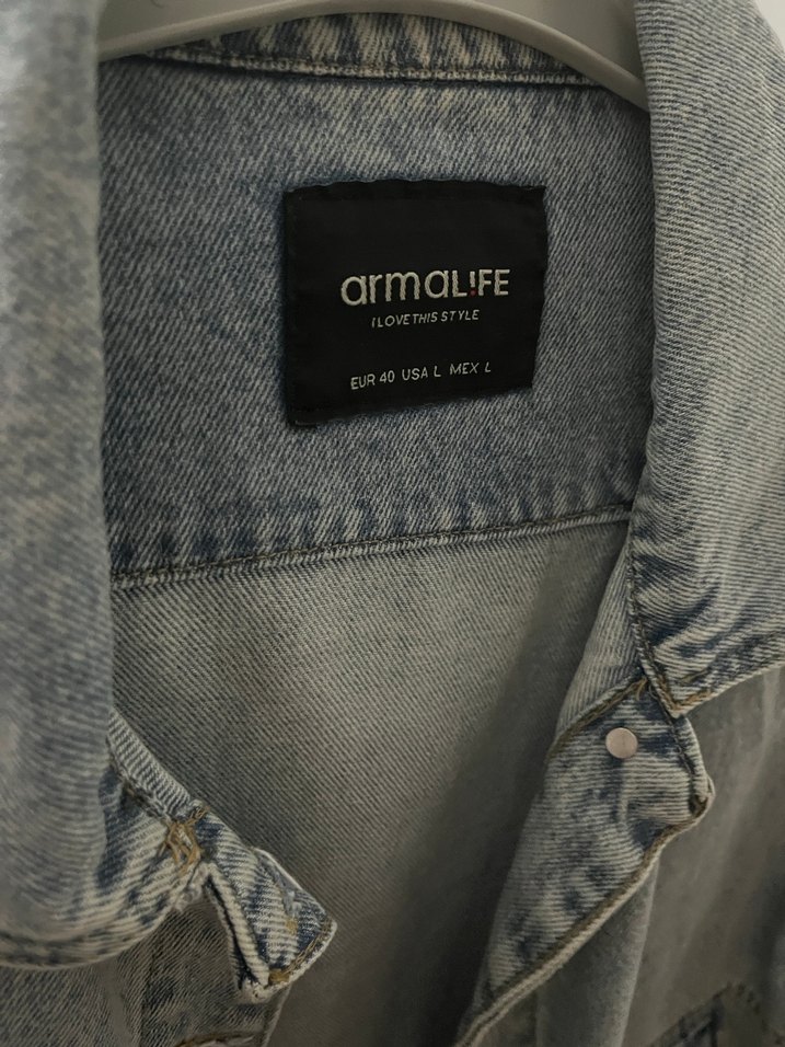 Armalife Mavi Kot Ceket -Beden:40/L - Görsel 3