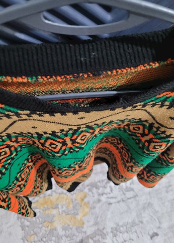 renkli bol kesim kazak standart beden - Görsel 3