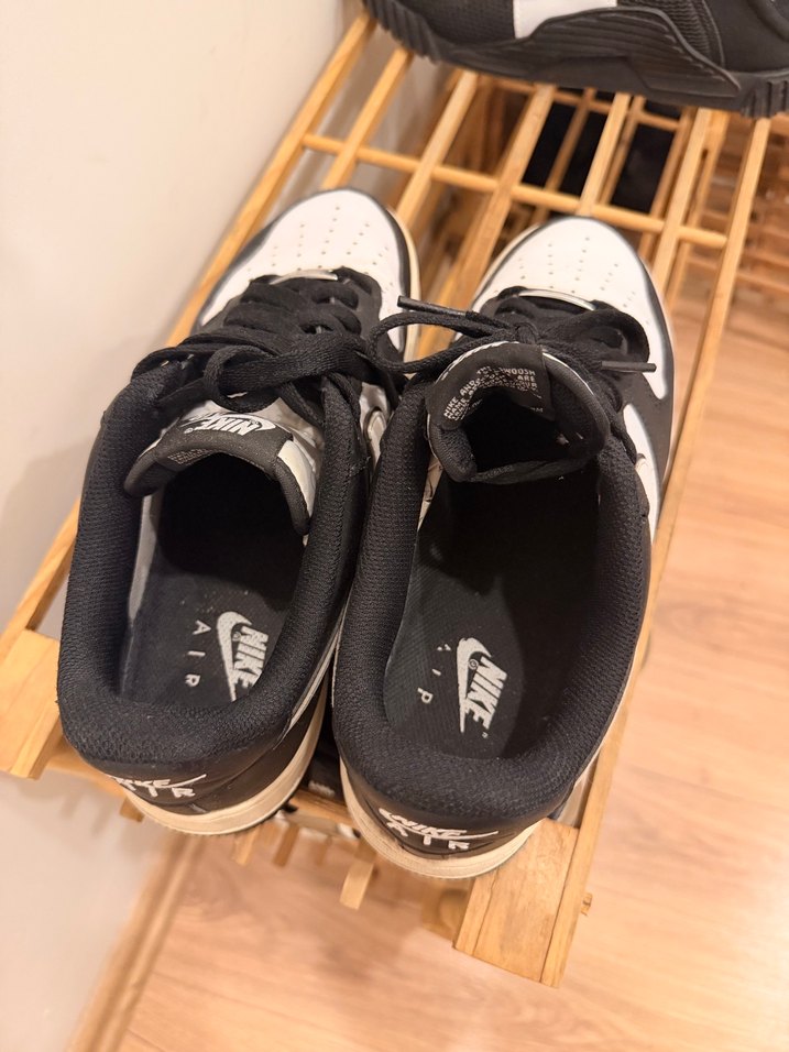 Nike Siyah Beyaz Spor Ayakkabı - Görsel 3