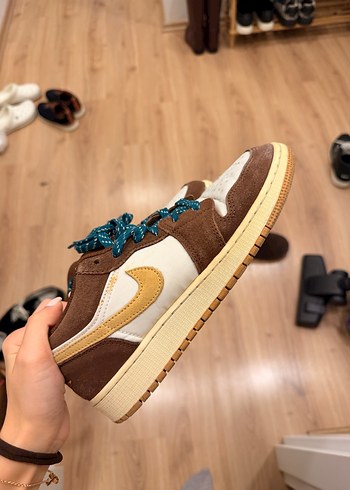 Kahverengi Erkek Spor Ayakkabı Bağcığı - Görsel 3