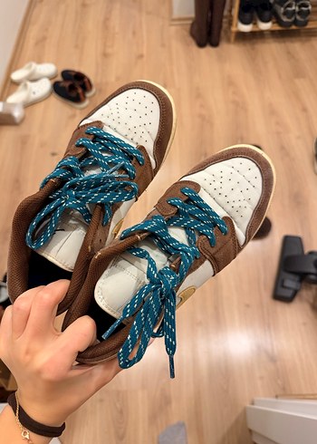 Kahverengi Erkek Spor Ayakkabı Bağcığı - Görsel 4