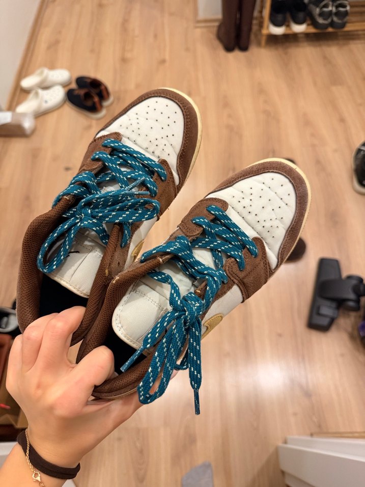 Kahverengi Erkek Spor Ayakkabı Bağcığı - Görsel 4