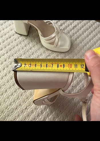 Beyaz Platform Topuklu Kadın Abiye Ayakkabı - Görsel 3