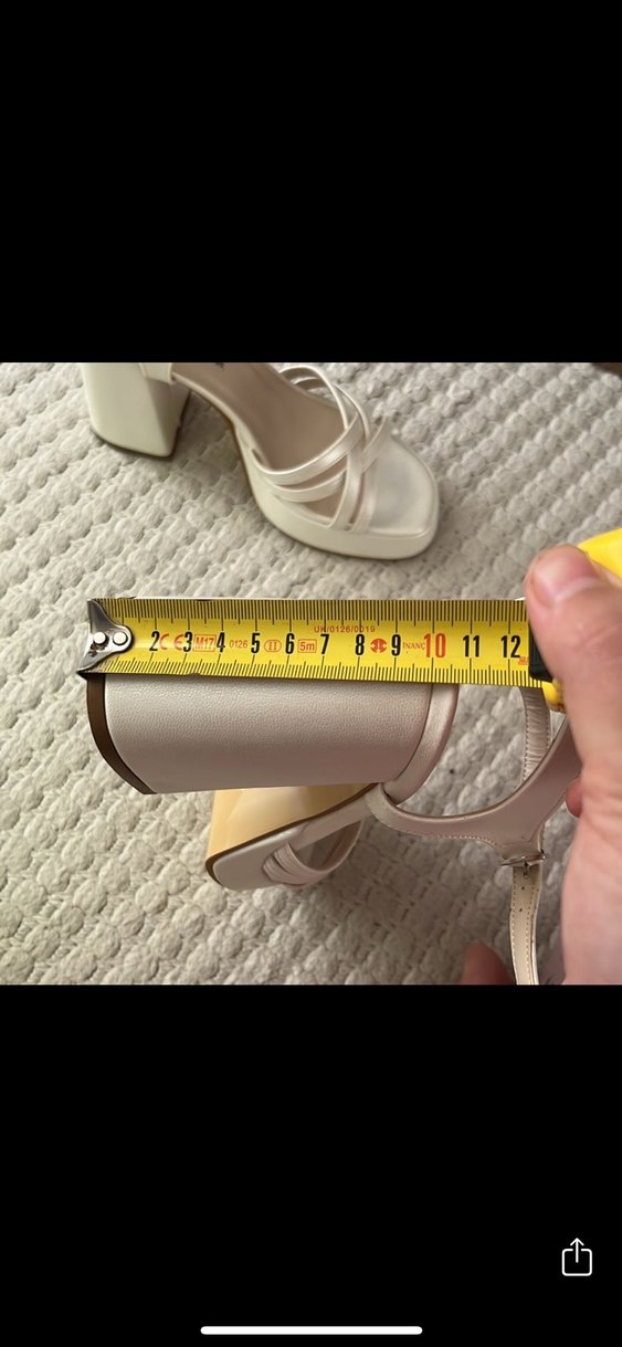 Beyaz Platform Topuklu Kadın Abiye Ayakkabı - Görsel 3