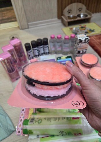 Eklips 2 li Pembe Yüz Temizleme Süngeri - Görsel 2