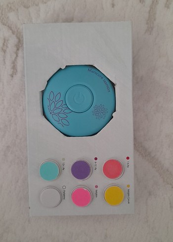 Renkli Elektrikli Bebek Manikür Set - Görsel 2