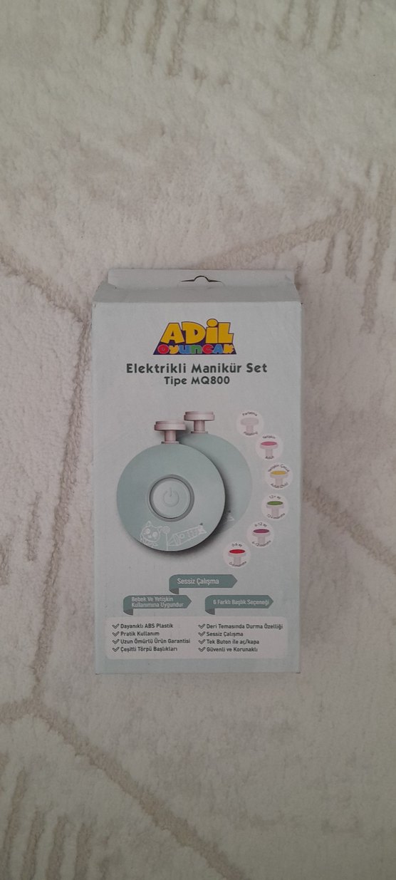 Renkli Elektrikli Bebek  Manikür Set - Görsel 3