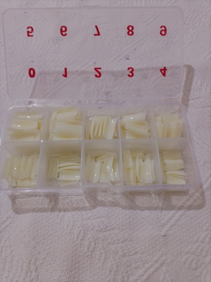 2 Kutu Beyaz ve Şeffaf Tırnak klipsleri Seti kutulu - Görsel 3