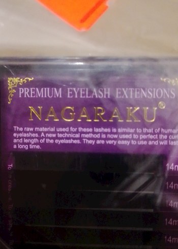 NAGARAKU Takma Kirpik 14mm 0.07D - Görsel 2