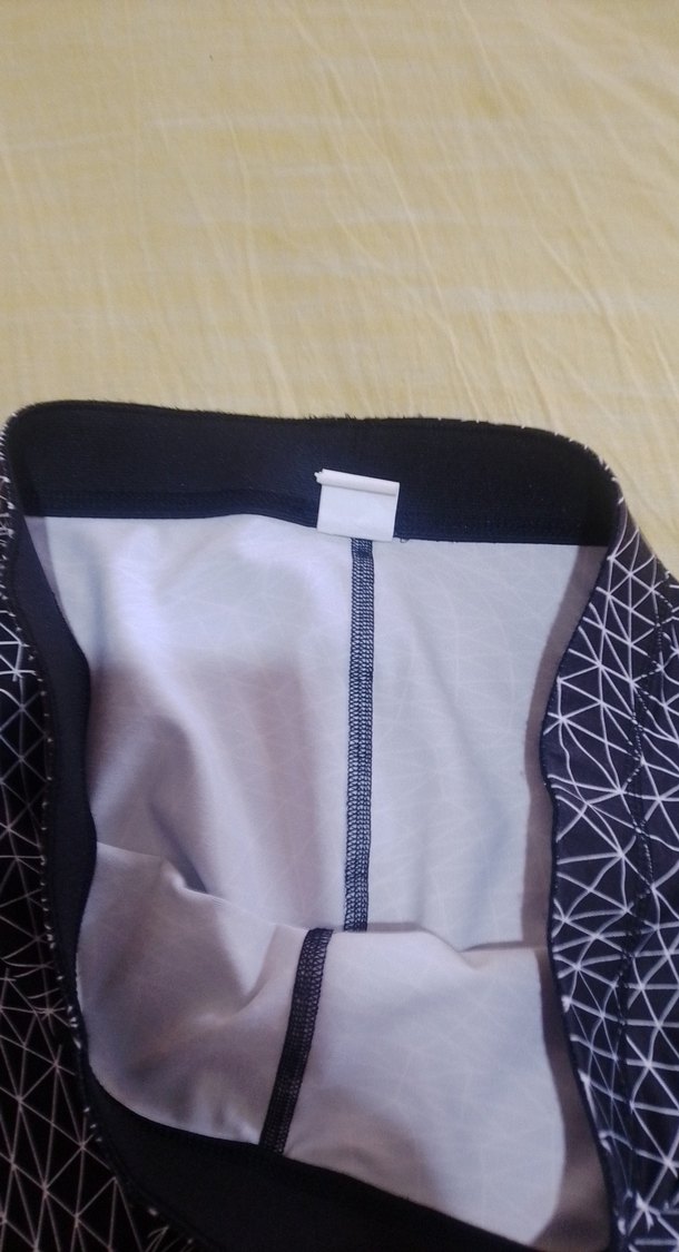 Lacivert Gri Desenli Kadın Spor Tayt - Görsel 3