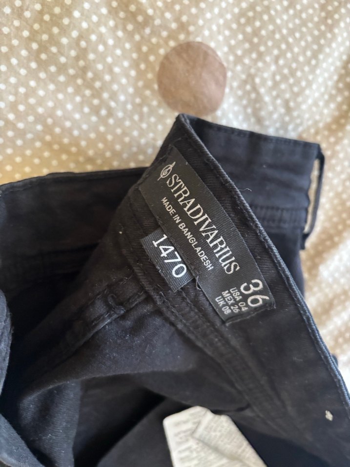 Siyah Salaş  Kot Pantolon - Görsel 3