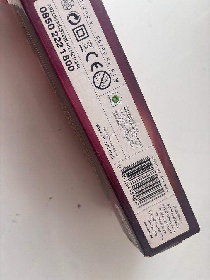 Arzum saç düzleştirici tarak - Görsel 3