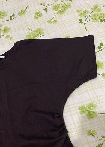 Kahve renkinde 
Tişörtü, Kısa Kollu, Salaş - Görsel 2