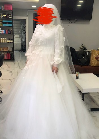 Tesettür gelinlik - Görsel 3