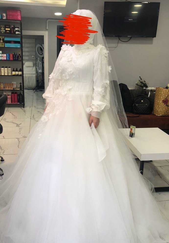 Tesettür gelinlik - Görsel 3