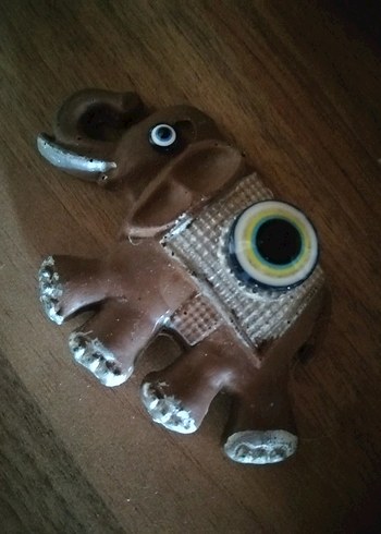 Kahverengi Fil Figürlü Magnet - Görsel 3