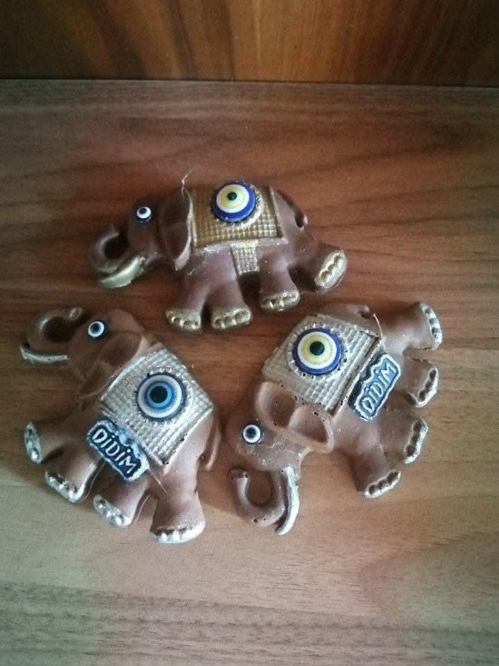 Kahverengi Fil Figürlü Magnet - Görsel 2