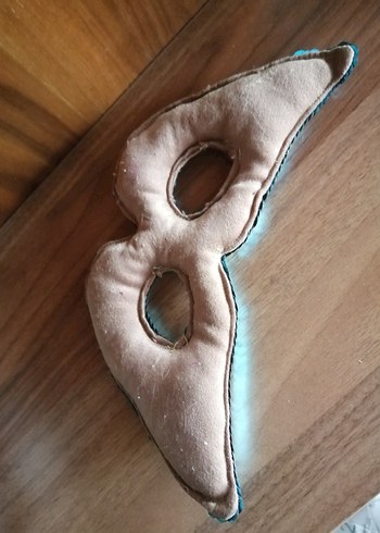 Mavi Payetli Kadın Maske - Görsel 4