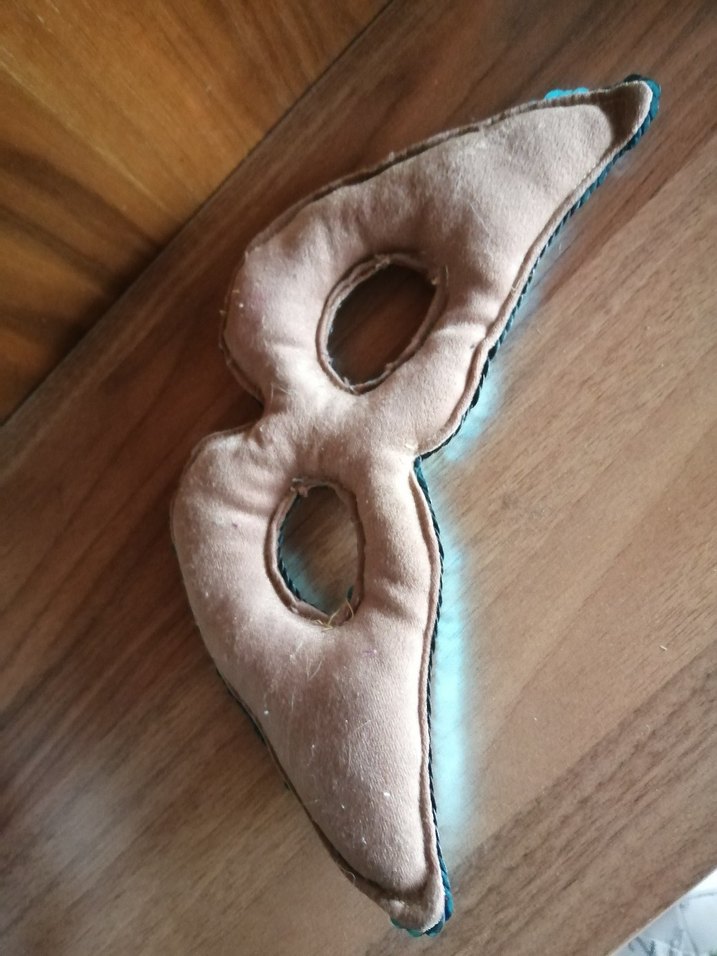 Mavi Payetli Kadın Maske - Görsel 4