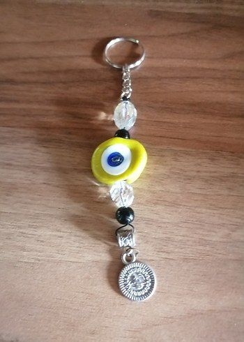 Renkli Boncuklu Bohem Anahtarlık - Görsel 2